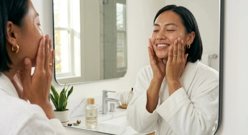 Targeted home treatment for fading age spots on the face