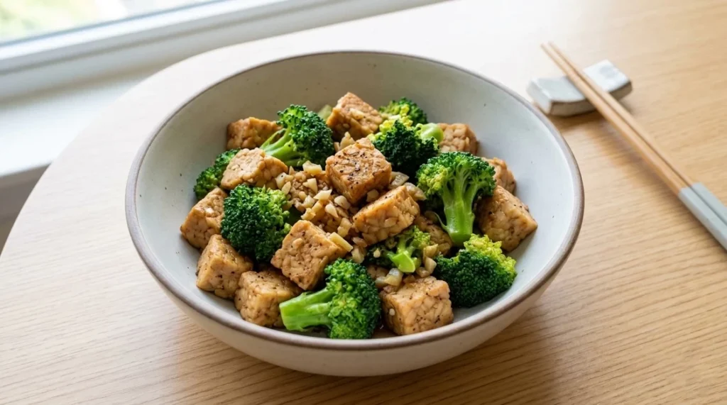 Tempeh Stir Fry for Clean Weight Loss Diet