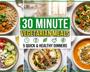30 minute vegetarian meals quick healthy dinner recipes