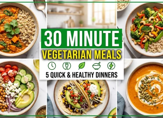 30 minute vegetarian meals quick healthy dinner recipes