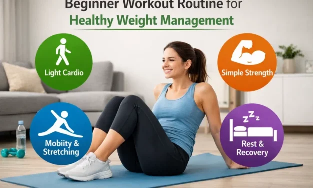 🧘 Beginner Workout Routine for Healthy Weight Management