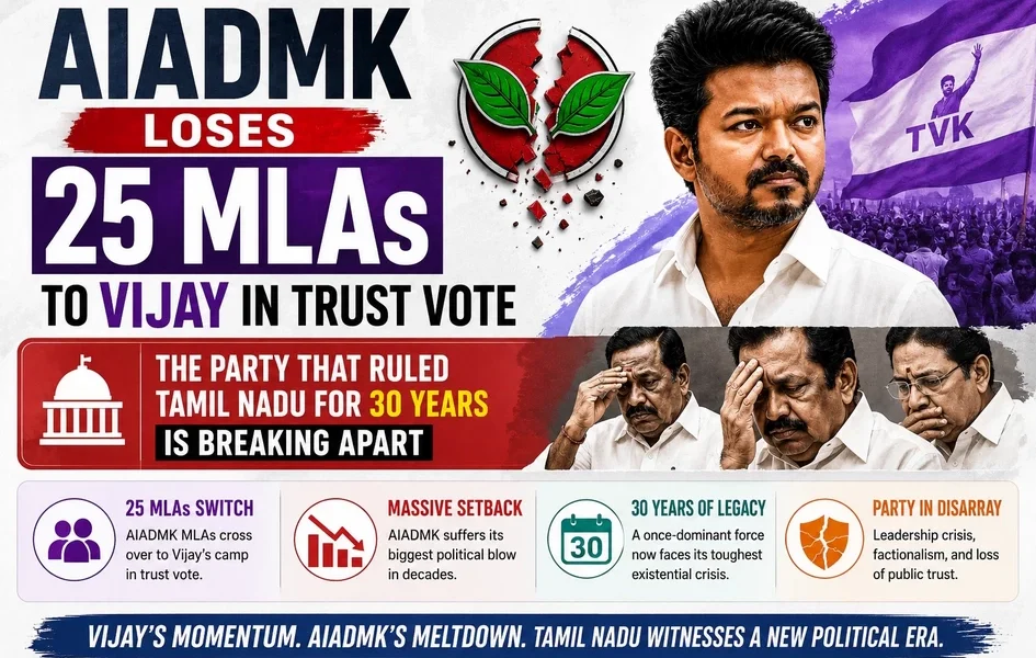 AIADMK MLAs support Vijay trust vote