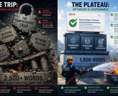 The Word Count Plateau: Why 1,800 Words is the New SEO Sweet Spot