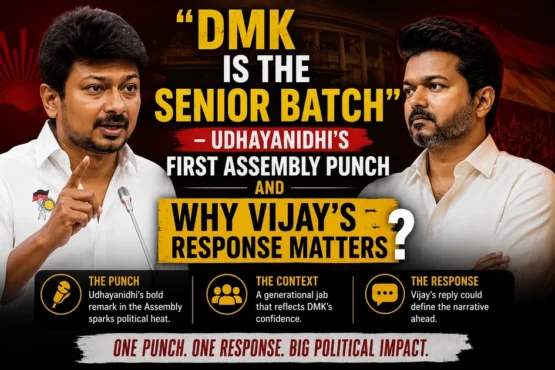 Udhayanidhi Stalin senior batch comment Vijay