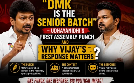Udhayanidhi Stalin senior batch comment Vijay