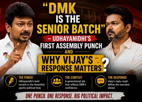 Udhayanidhi Stalin senior batch comment Vijay