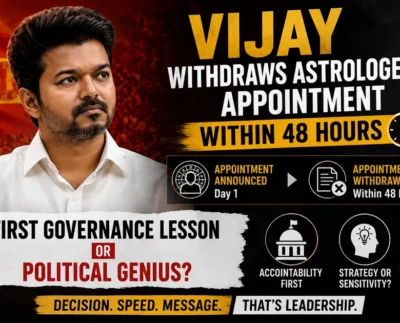 Vijay astrologer appointment withdrawal