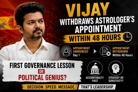 Vijay astrologer appointment withdrawal