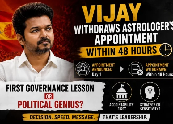Vijay astrologer appointment withdrawal