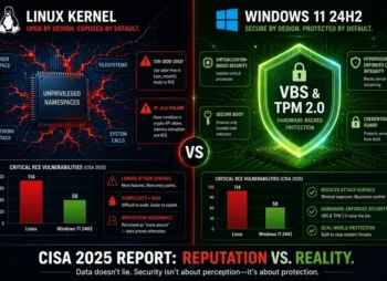 Linux vs. Windows Security 2026: The CISA Report That Flipped the Script