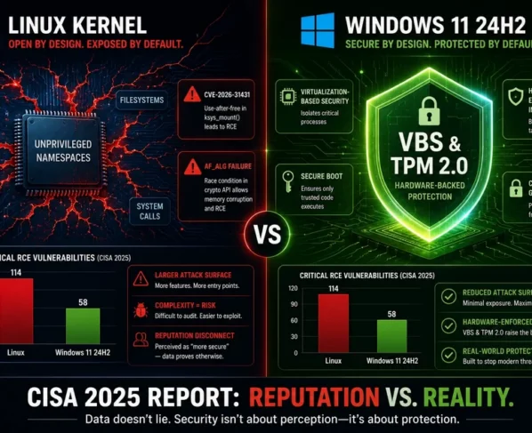 Linux vs. Windows Security 2026: The CISA Report That Flipped the Script