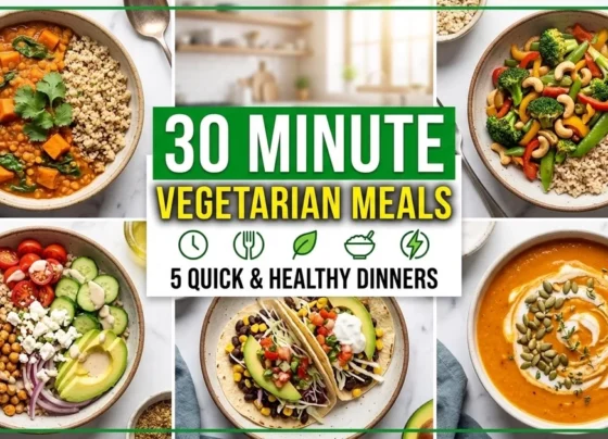 30 minute vegetarian meals quick healthy dinner recipes