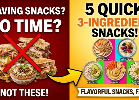 5 best 3 ingredient snack recipes for busy days quick easy snacks with minimal ingredients