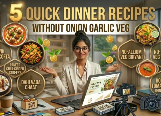 5 quick vegetarian dinner recipes without onion and garlic easy healthy meals at home