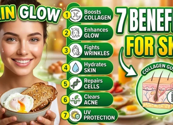 benefits of eating egg for skin glow and collagen