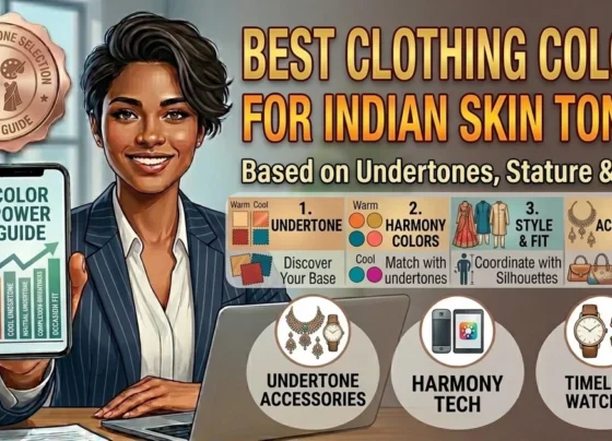 best clothing colors for Indian skin tone based on undertones warm cool and neutral styling guide