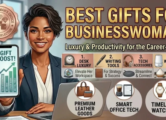 best gifts for businesswoman including productivity tools and luxury items for professional women