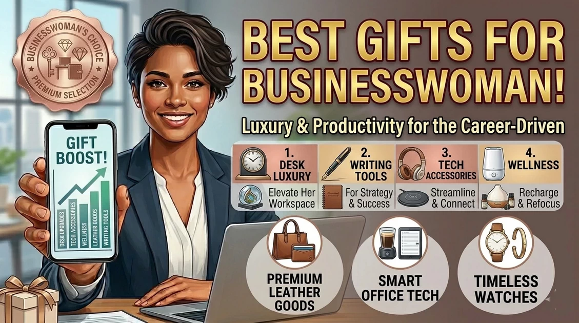 Best Gifts for Businesswoman ( Productivity & Luxury Ideas)