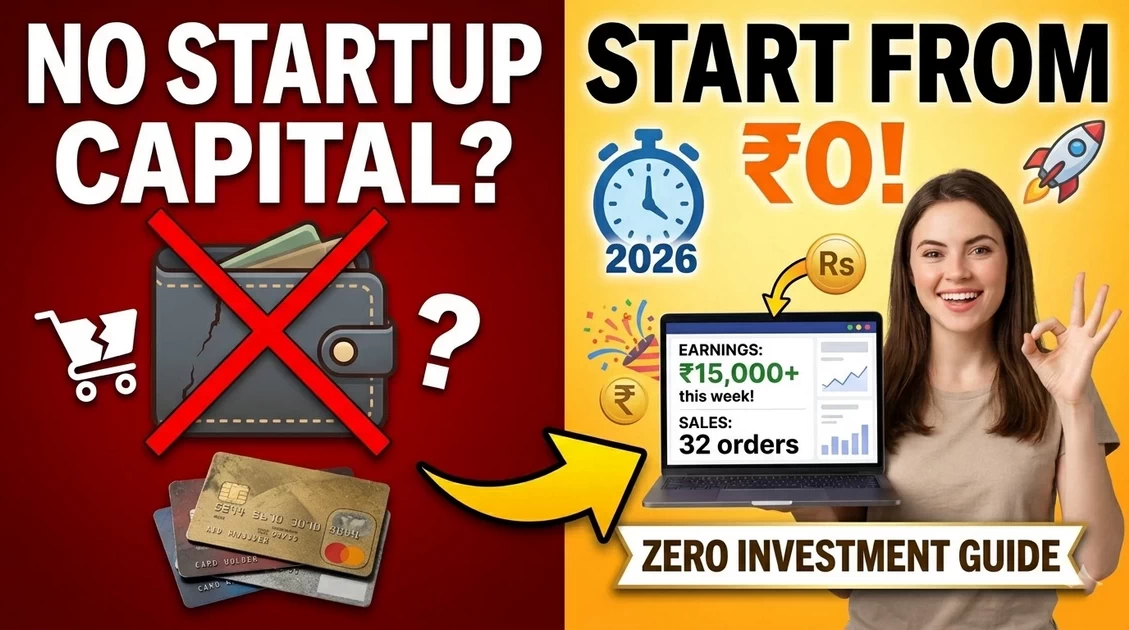 Sick of the 9–5 Routine? Start a Profitable E-commerce Business with Zero Investment (2026 Guide)