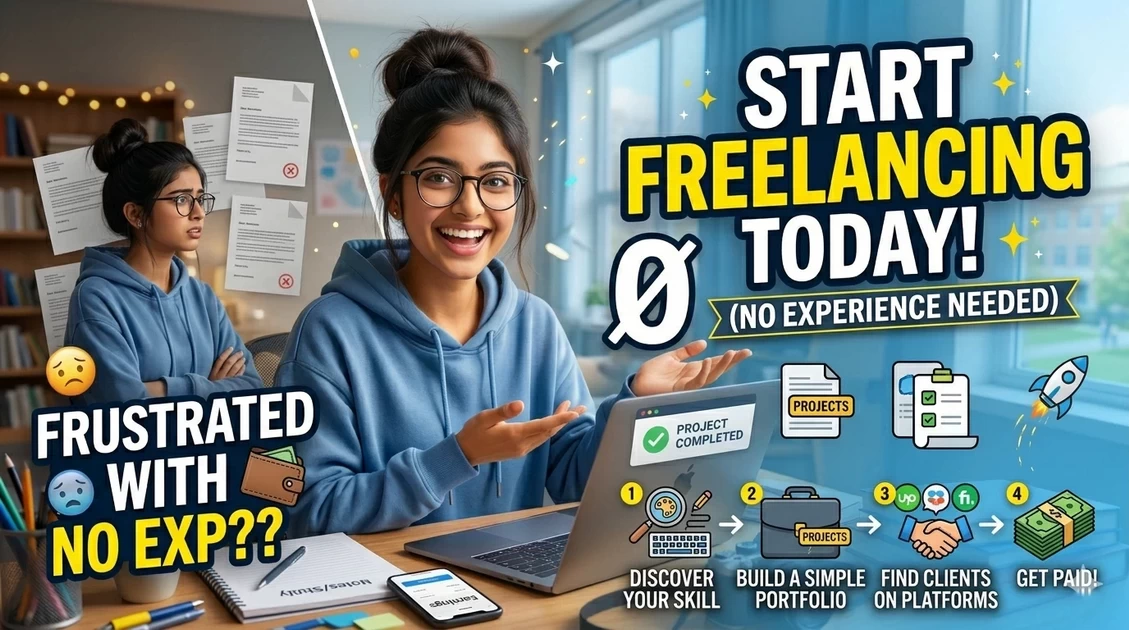 How to Start Freelancing with No Experience (2026 Guide)