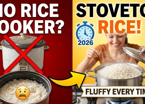 making rice without rice cooker stovetop method for fluffy soft rice step by step guide