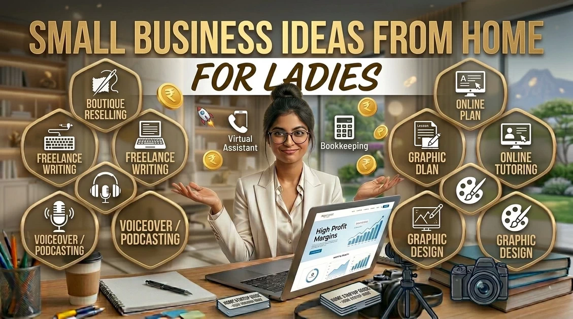 Small Business Ideas from Home for Ladies