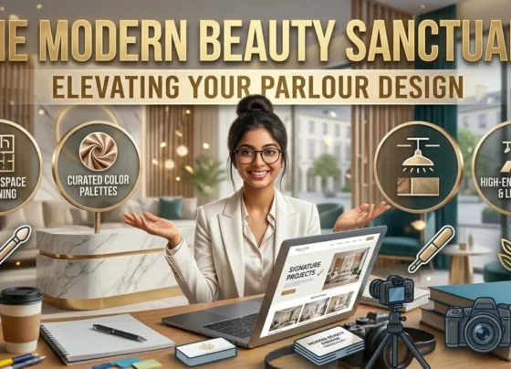 modern beauty parlour design ideas with stylish interior setup elegant decor and relaxing salon environment