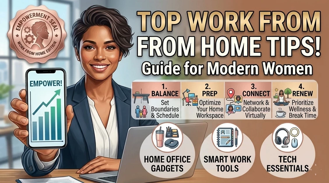 Work From Home Tips for Women (2026 Productivity Guide)